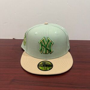 New Era, 59Fifty, Fitted Hat, New York Yankees, Green, Gold & Tan